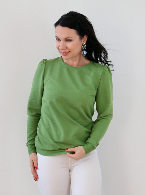 Dámská mikina olivová — foto 3