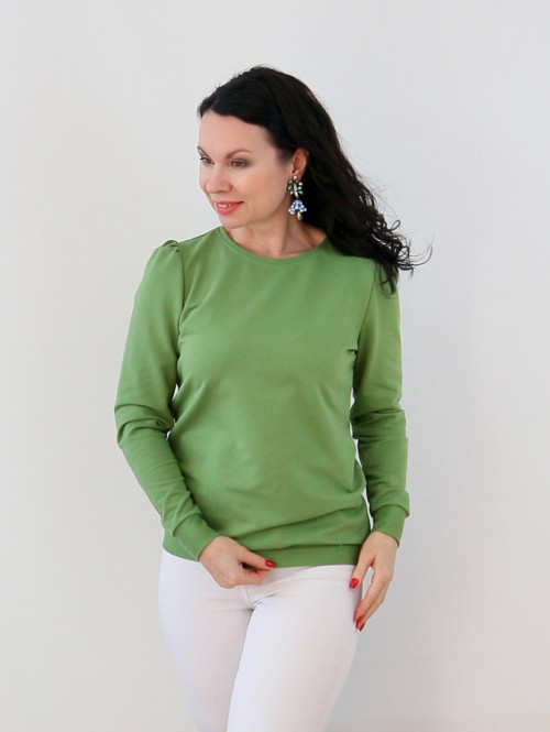 Dámská mikina olivová — foto 2