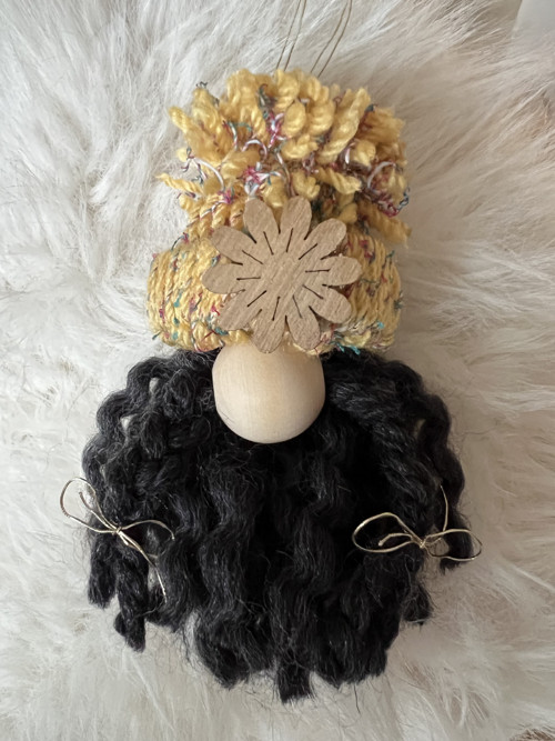 Macrame vánoční skřítek set 2 ks — foto 3