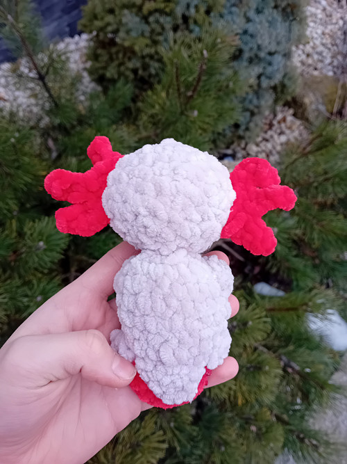 Háčkovaný axolotl — foto 3