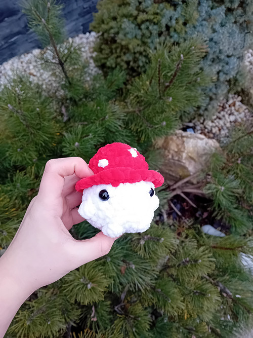 Háčkovaný mushroom boy — foto 4