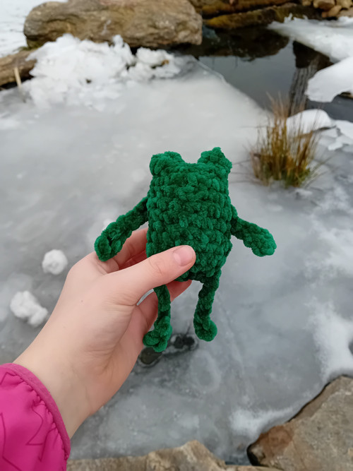 Háčkovaná žabka 2 — foto 3