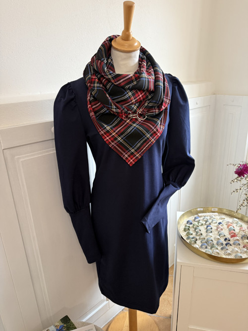 Šaty DIVA dark blue krátké — foto 2