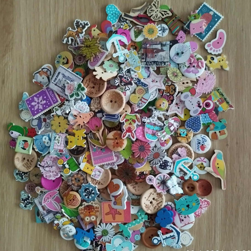 MIX dřevěný - 300 kusů — foto 3