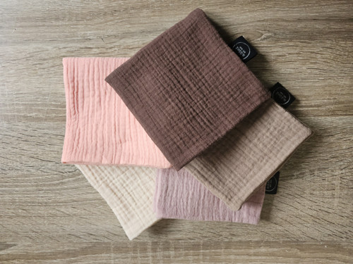 Sada mušelínových žínek — foto 3