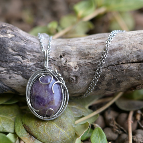 Ametystový amulet — foto 3