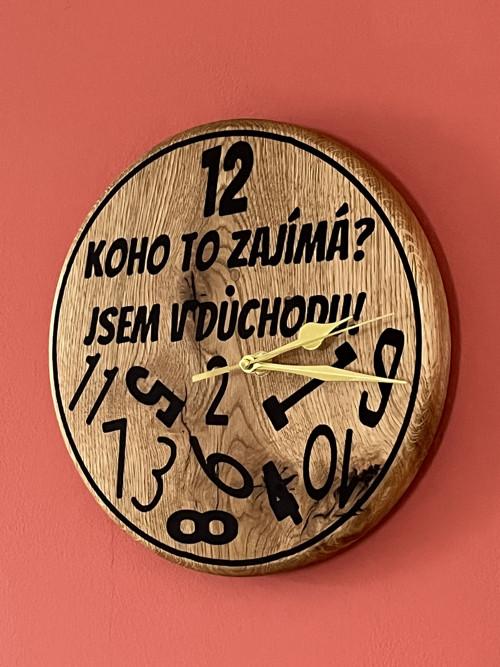 Nástěnné hodiny Důchod — foto 2