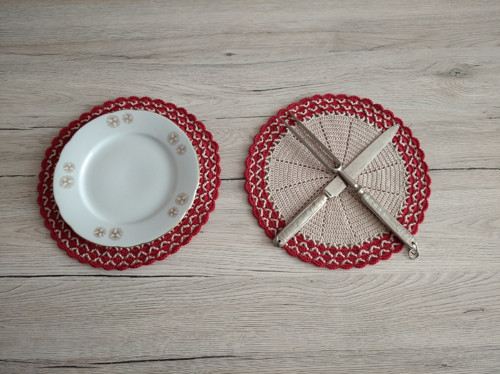 Háčkované prostírání — foto 4