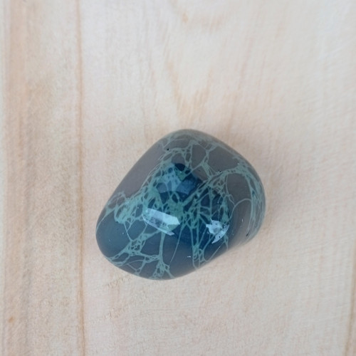 Obsidián pavoučí, tromlovaný č. 15 — foto 6
