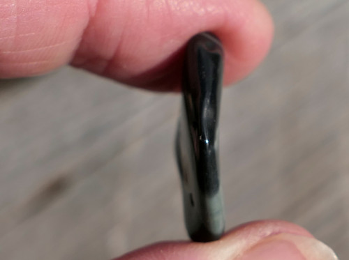 Obsidián pavoučí (24 mm) V2404 — foto 2