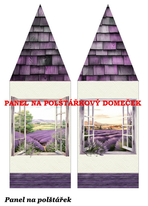Bavlněný panel 16,2x22,4 cm - skladem — foto 2