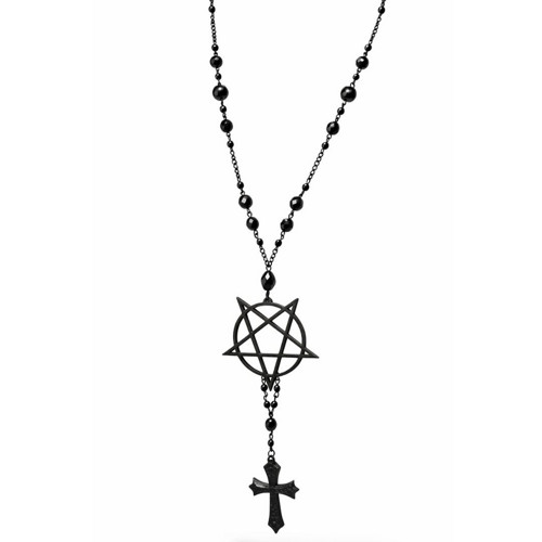 Satanic Rosary Pentagram a kříž Krucifix — foto 3