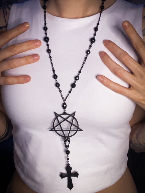 Satanic Rosary Pentagram a kříž Krucifix — foto 5