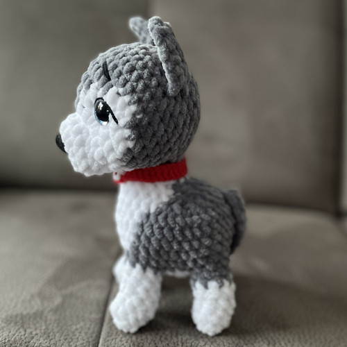 Háčkované štěňátko husky — foto 3