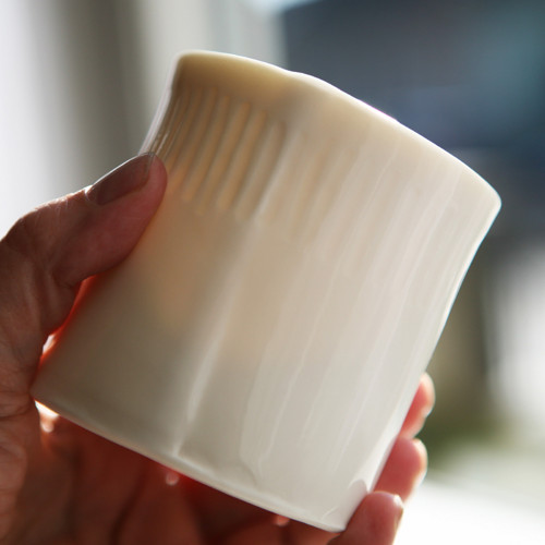 Pohár Bílý - porcelán — foto 3