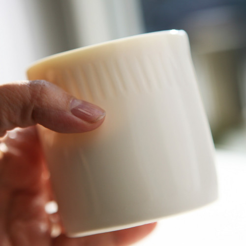 Pohár Bílý - porcelán — foto 3