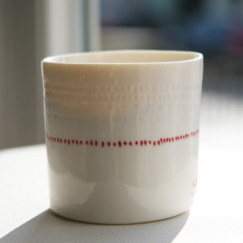 Pohár Bílý - porcelán — foto 3