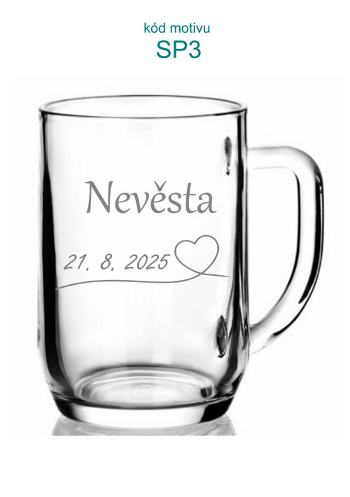 Pivní sklenice - Svatba — foto 3