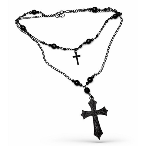 Occult Goth Náhrdelník s křížky Alternative — foto 3