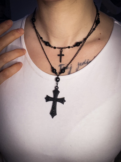 Occult Goth Náhrdelník s křížky Alternative — foto 2