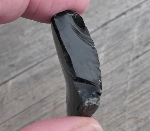Surový obsidián černý V2449 — foto 2