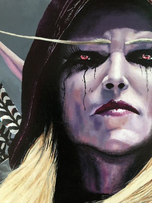 Sylvanas Windrunner - fantasy portrét — foto 2