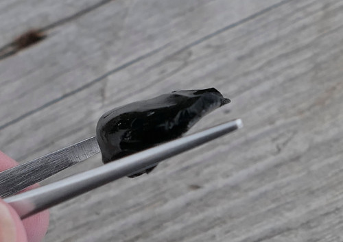 Surový obsidián černý V2458 — foto 3