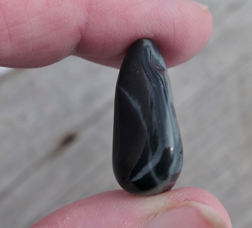 Obsidián pavoučí (27 mm) V2468 — foto 2