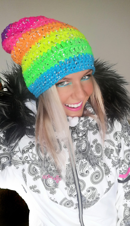 Extra třpytivá duhovka s flitry /SKLADEM — foto 2