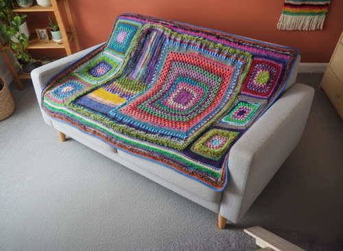 Obří barevná deka „Boho Joy“ — foto 2