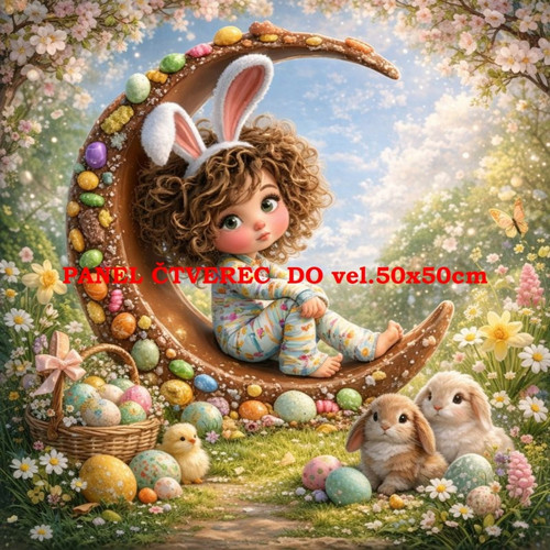 Bavlněný panel 25x25 cm - skladem — foto 2