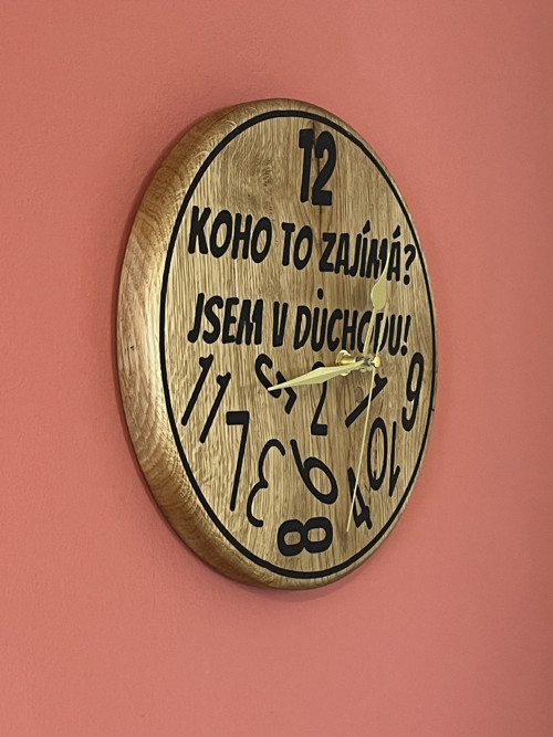 Nástěnné hodiny Důchod — foto 2