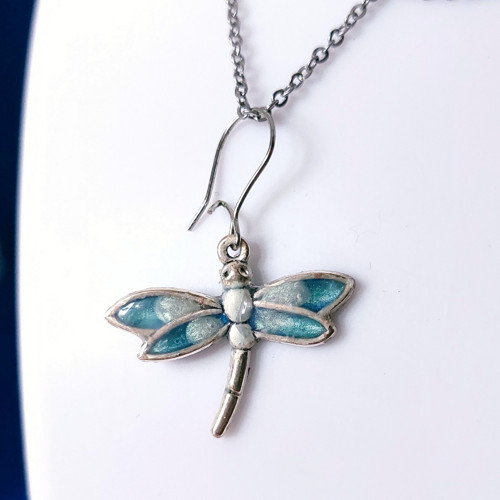 Náušnice visací - Dragonfly /26027/ — foto 3