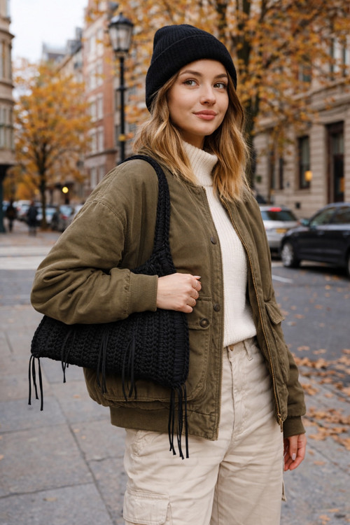 Dusk Bag háčkovaná kabelka — foto 2