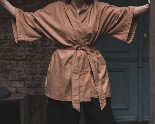 Kimono v barvách karamelu — foto 2