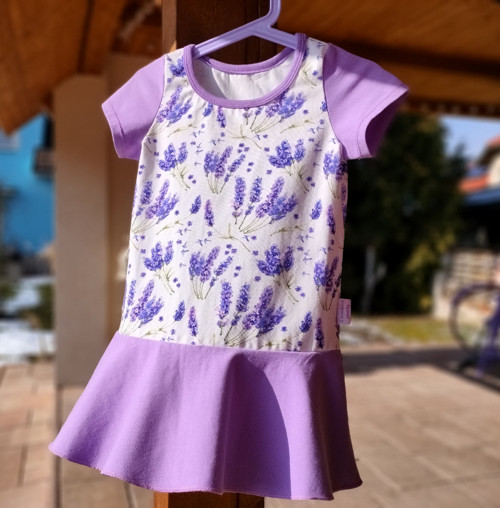 Dívčí šaty LEVANDULE — foto 2