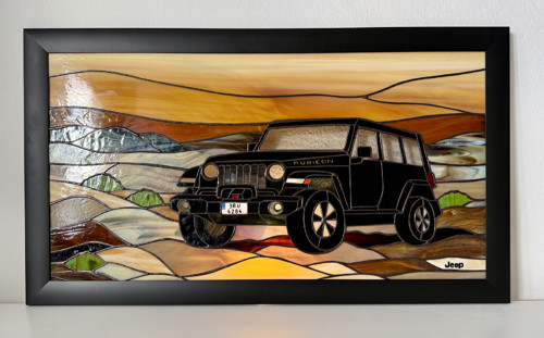 Vitráž “Jeep” — foto 5