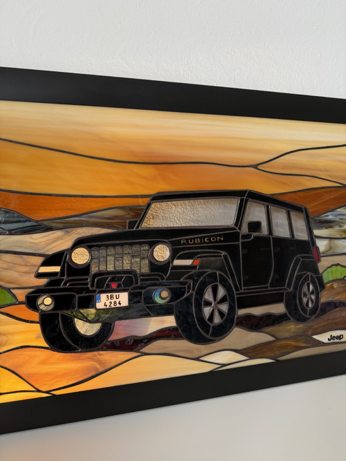 Vitráž “Jeep” — foto 6