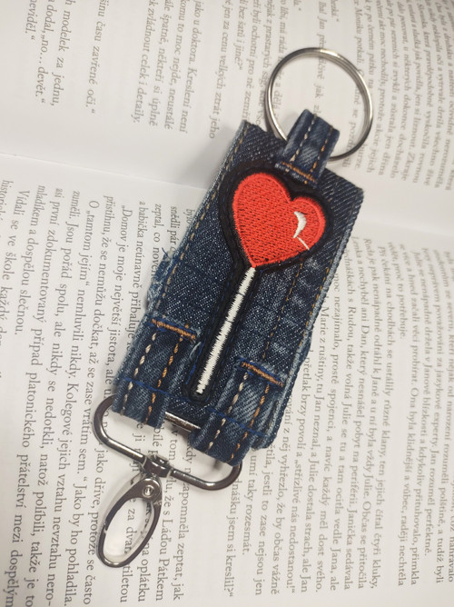 Klíčenka Jeans Lollipop — foto 4