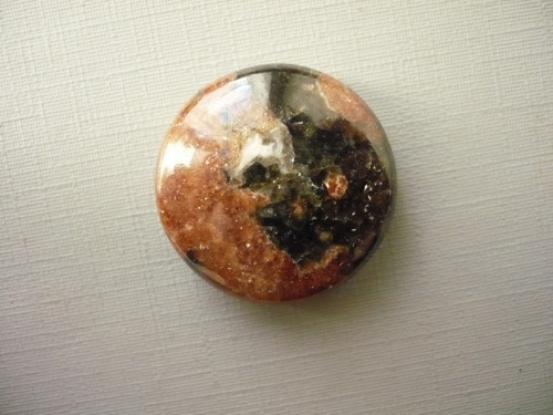 Kabošon - peanut obsidián 24 mm, č.23f — foto 2