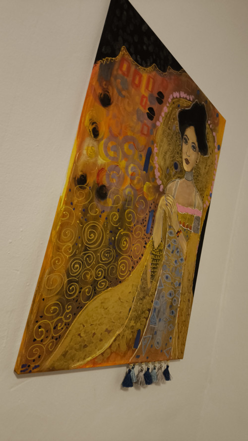 Zlatá paní 55×75 cm — foto 3