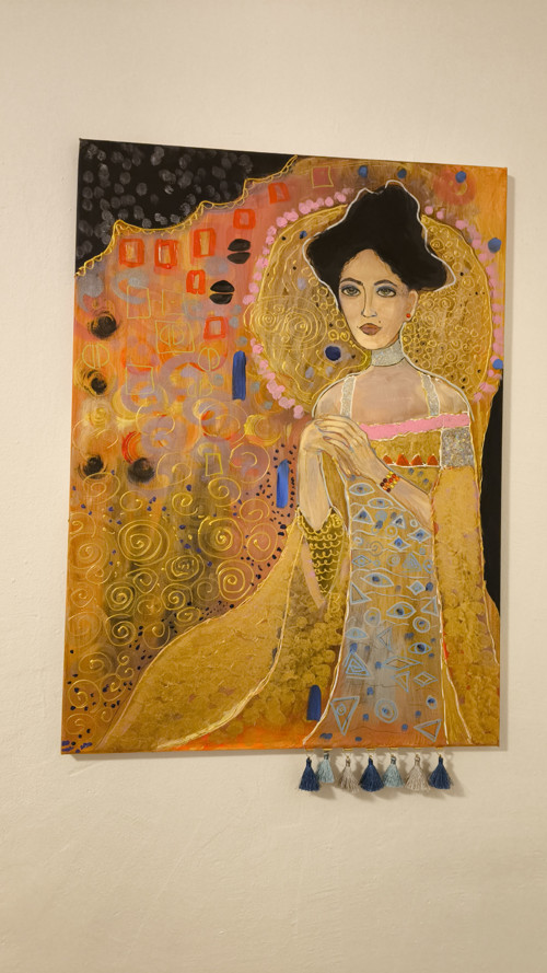 Zlatá paní 55×75 cm — foto 2