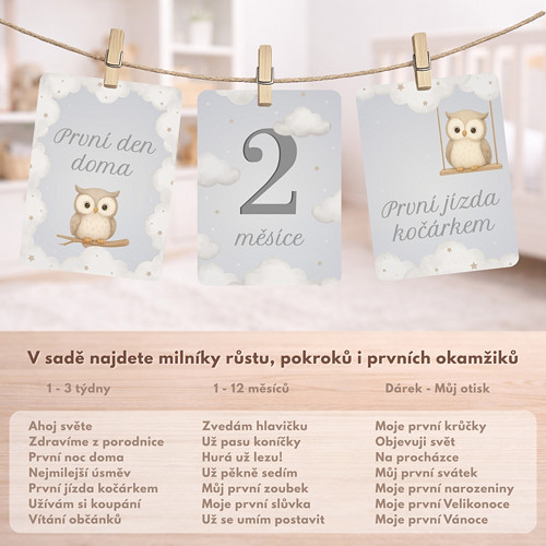 Milníkové kartičky pro miminko — foto 3