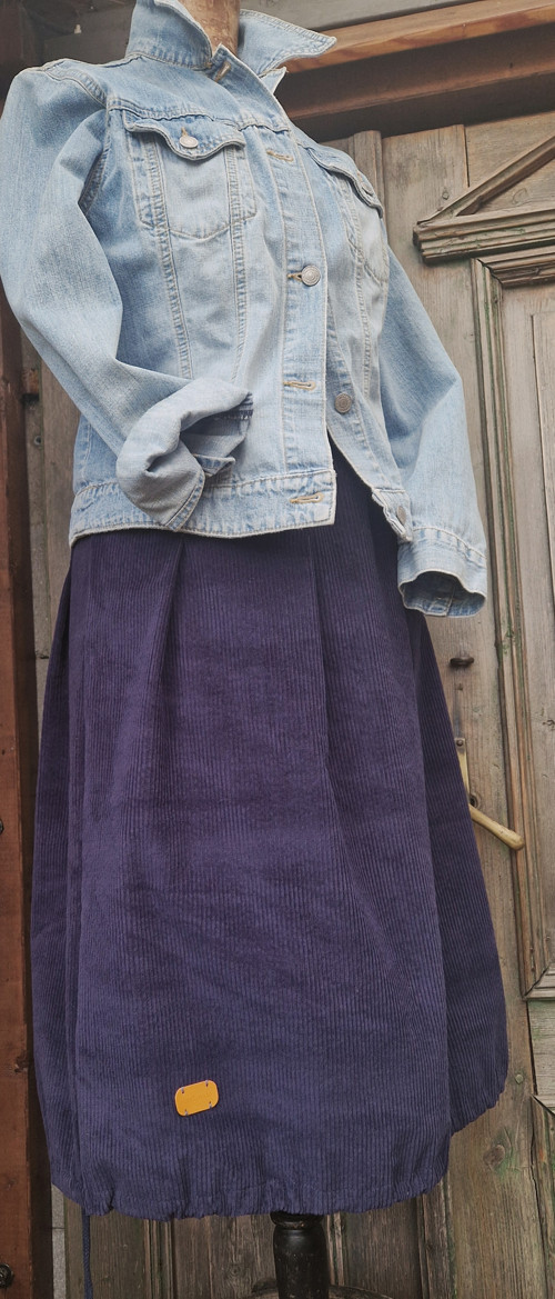 Vintage blue manžestr * midi — foto 6