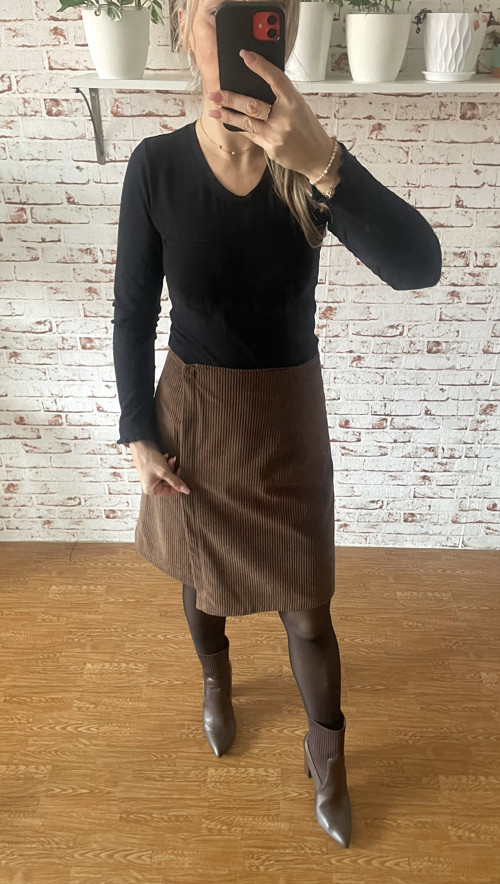 Zavinovacia sukňa-menčester — foto 3