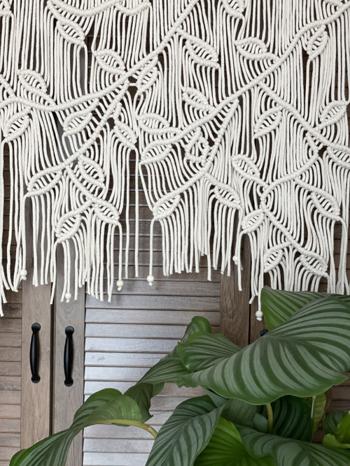 Macramé záclona — foto 3