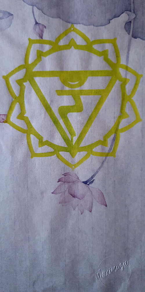 MANIPURA - čakrový symbol — foto 2
