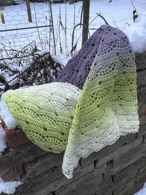 Brčálové zachumlání - háčkovaný pléd — foto 4