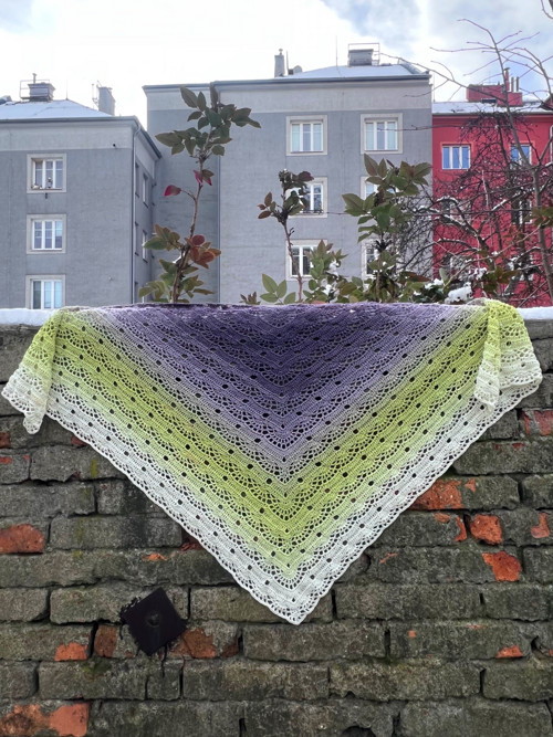 Brčálové zachumlání - háčkovaný pléd — foto 3