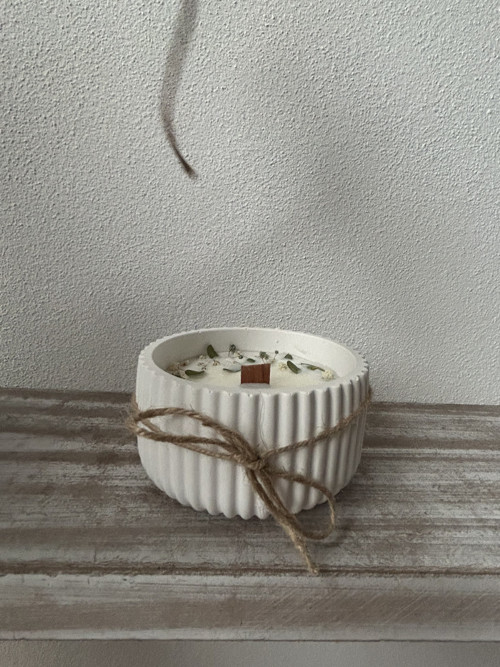Květinová svíčka - soft — foto 3